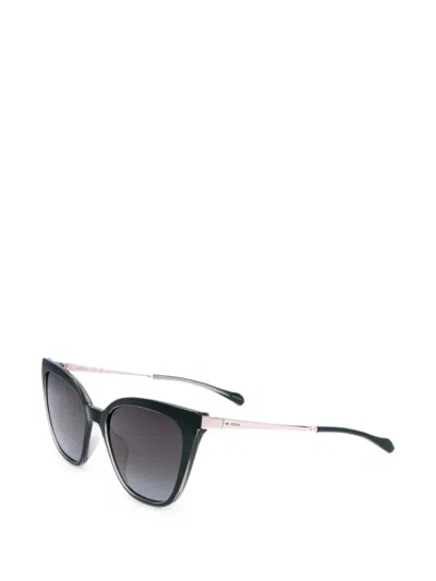 Fossil 캣아이 프레임 선글라스 In Black