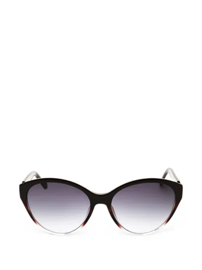Fossil Cat-eye Frame Sunglasses In Black