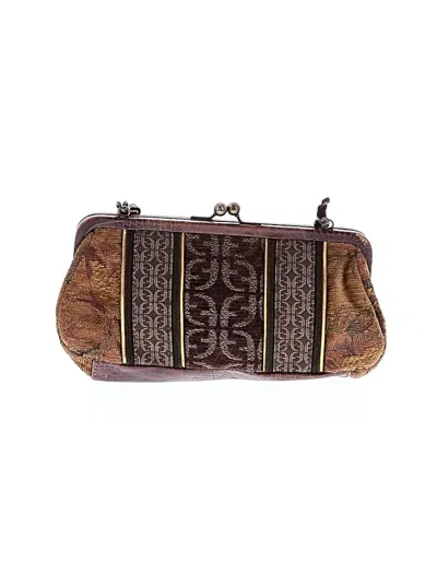 Pre-owned Fossil Clutch In Brown