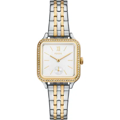 Fossil Colleen Two-tone Bracelet Watch, 28mm In 2-tone