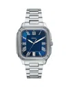 Fossil Crosby Watch, 30mm X 42mm In Blue/silver