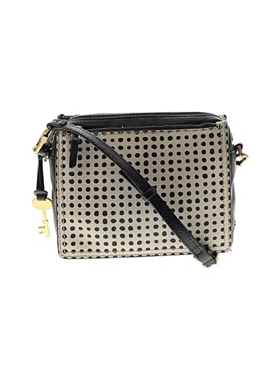 Pre-owned Fossil Crossbody Bag In Black