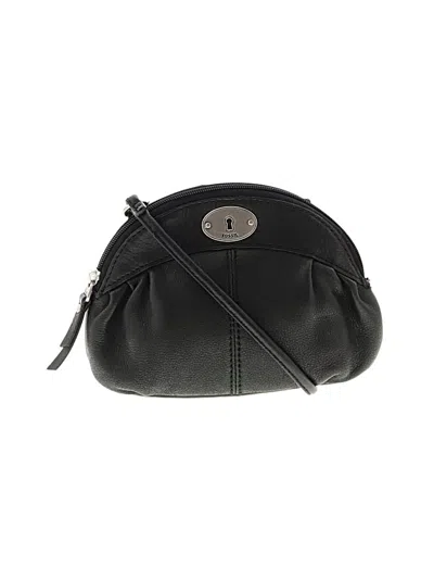 Pre-owned Fossil Crossbody Bag In Black