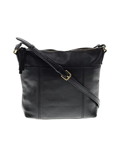 Pre-owned Fossil Crossbody Bag In Black