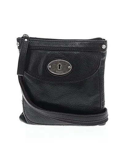 Pre-owned Fossil Crossbody Bag In Black