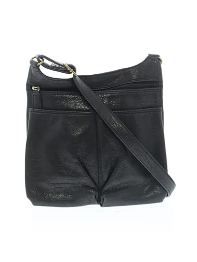 Pre-owned Fossil Crossbody Bag In Black