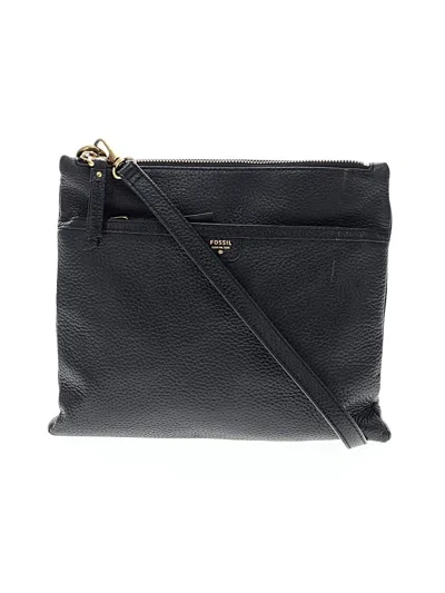 Pre-owned Fossil Crossbody Bag In Black