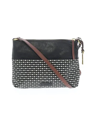 Pre-owned Fossil Crossbody Bag In Black