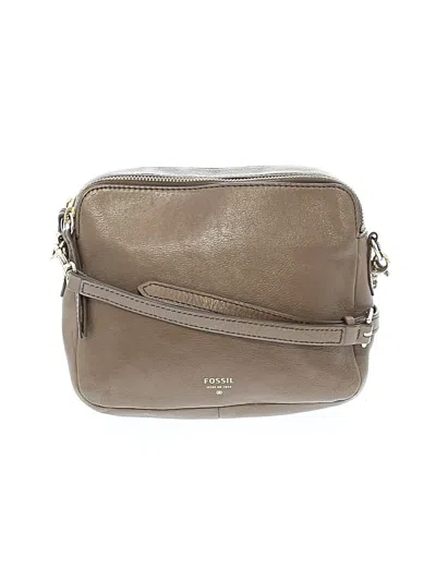 Pre-owned Fossil Crossbody Bag In Brown