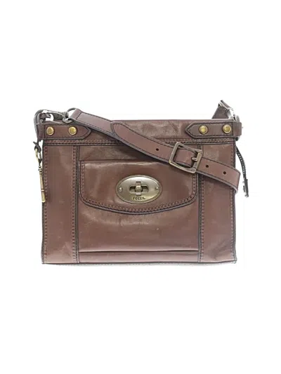 Pre-owned Fossil Crossbody Bag In Brown