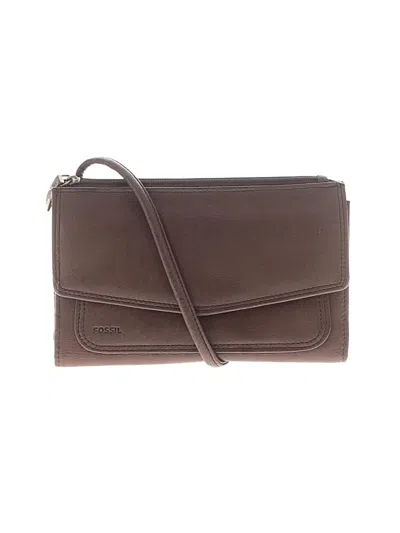 Pre-owned Fossil Crossbody Bag In Brown