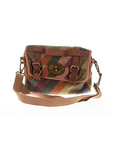 Pre-owned Fossil Crossbody Bag In Brown