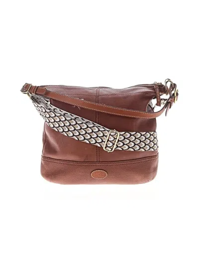 Pre-owned Fossil Crossbody Bag In Brown