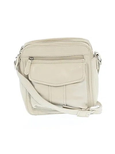 Pre-owned Fossil Crossbody Bag In Ivory