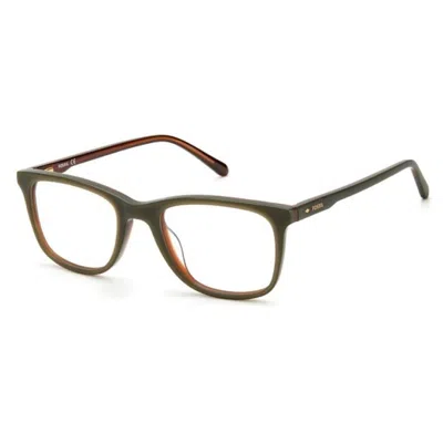 Fossil Demo Square Men's Eyeglasses Fos7109 0dld 53 In Brown