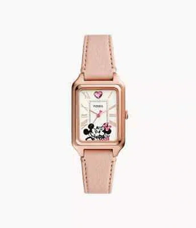 Pre-owned Fossil Disney X  Mickey Minnie Le1188 Pink Watch Limited Quantity 2024 Brand