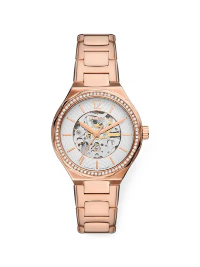 Fossil Eevie 36mm Watch In Pink