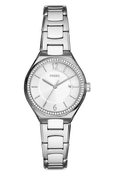 Fossil Eevie Bracelet Watch, 36mm In Silver