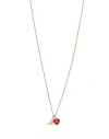 Fossil Egs2957set Woman Necklace Rose Gold Size - Stainless Steel, Enamel In Rose Gold