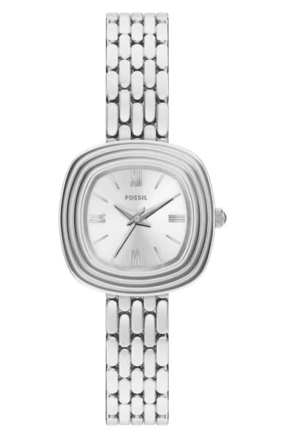 Fossil Emerson Bracelet Watch, 30mm In Silver