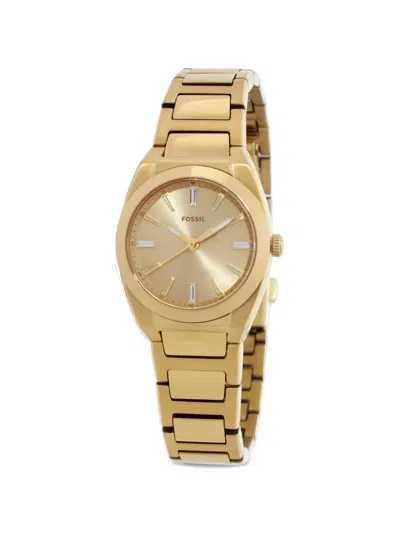 Fossil Everett 27mm Watch In Gold