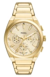 Fossil Men's Everett Gold Dial Watch In Gold