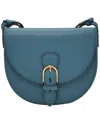 Fossil Everleigh Leather Small Flap Crossbody Bag In Drizzle