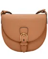 Fossil Everleigh Leather Small Flap Crossbody Bag In Dust
