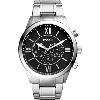 Fossil Flynn Chronograph Stainless Steel Watch, 46mm In No Color