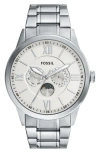 Fossil Flynn Multifunction Bracelet Watch, 48mm In Gray