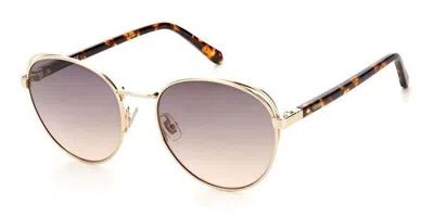 Fossil Fos 2107/g/s J5g/ff Occhiali Da Sole Oro Per Donna In Gold