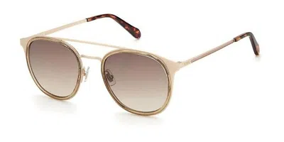Fossil Fos 2110/g/s 3yg/ha Occhiali Da Sole Oro Per Uomo In Gold