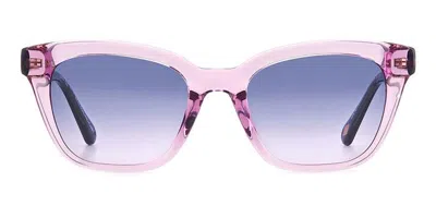 Fossil Fos 2126/g/s Asian Fit 789/i4 Women's Sunglasses Purple Size 51 In Transparent Lilac