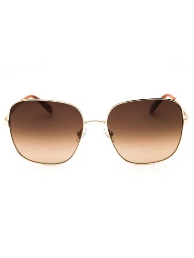 Fossil Fos 2133/g/s Sunglasses In Light Gold / Grey Gradient