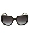 Fossil Oversized-frame Sunglasses In Olive  / Brown Gradient