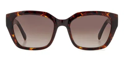 Fossil Fos 2139/g/s Asian Fit 086/ha Women's Sunglasses Tortoiseshell Size 54 In Brown