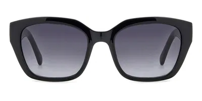 Fossil Fos 2139/g/s Vestibilità Orientale 807/9o Occhiali Da Sole Neri Per Donna In Black