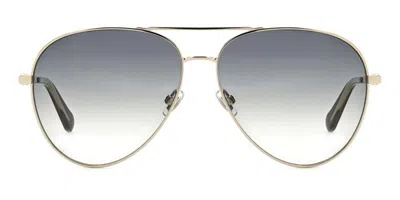 Fossil Fos 2140/g/s Asian Fit 3yg/9k Women's Sunglasses Gold Size 59 In Light Gold