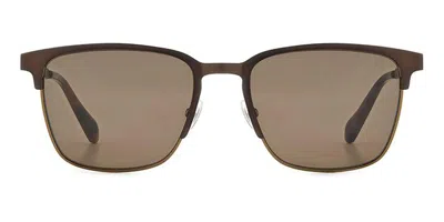 Fossil Fos 2142/g/s Asian Fit 09q/70 Men's Sunglasses Brown Size 55