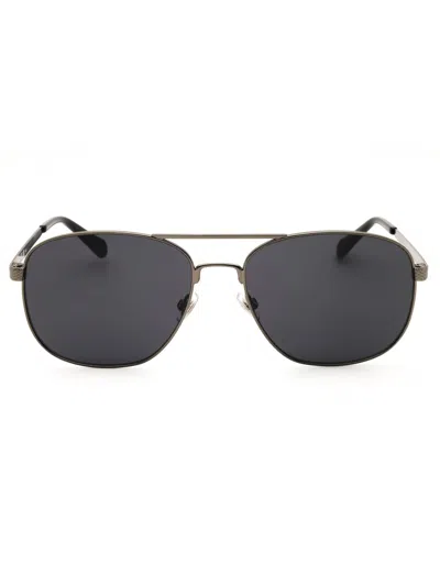 Fossil Fos 2143/g/s Sunglasses In Matte Dark Ruthenium