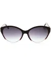 Fossil Cat-eye Frame Sunglasses In Copper/grey Azure