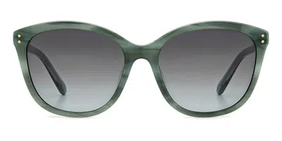 Fossil Fos 2148/s 6ak/9o Women's Sunglasses  Size 56 In Green
