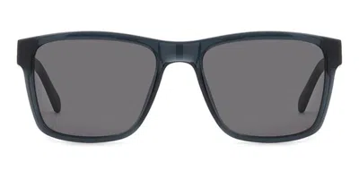 Fossil Fos 2155/g/s 63m/ir Occhiali Da Sole Grigi Per Uomo In Gray