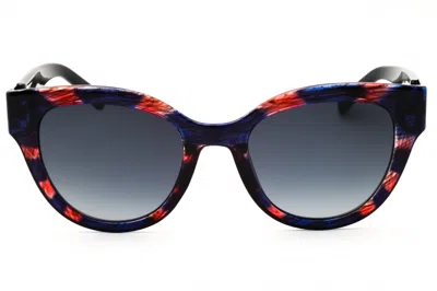 Fossil Fos 2162/g/s Sunglasses In Blupttred/dark Grey Sf