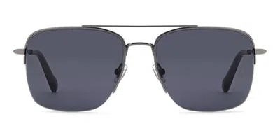 Fossil Fos 2164/g/s Asian Fit R80/ir Men's Sunglasses Grey Size 57 In Gray