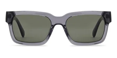 Fossil Fos 2168/g/s Asian Fit 63m/70 Men's Sunglasses Grey Size 54 In Green
