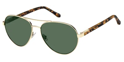 Fossil Fos 3101/s 3yg/qt Men's Sunglasses Gold Size 58