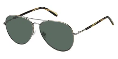 Fossil Fos 3104/g/s Asian Fit 6lb/qt Men's Sunglasses Grey Size 61 In Gray