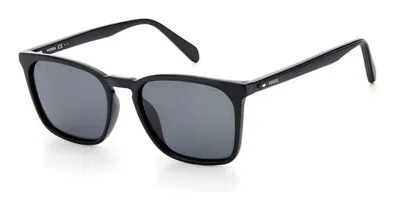 Fossil Fos 3114/g/s Asian Fit 003/m9 Men's Sunglasses Black Size 55 In Matte Black
