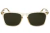 Fossil Square-frame Sunglasses In Crystal Yellow/green